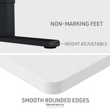 FORTIA SIT TO STAND UP STANDING DESK 120X60CM 72 - 118CM
