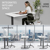 FORTIA SIT TO STAND UP STANDING DESK 140X60CM 72 - 118CM