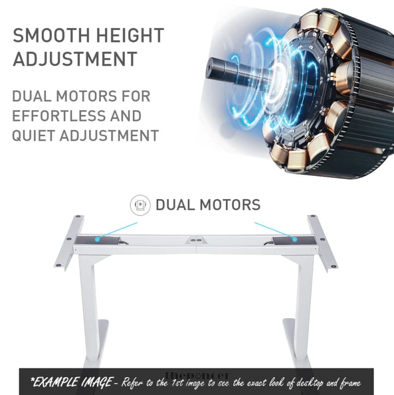 FORTIA SIT TO STAND UP STANDING DESK 150X70CM 62 - 128CM