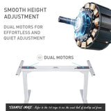 FORTIA SIT TO STAND UP STANDING DESK 160X75CM 62 - 128CM