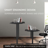 FORTIA SIT TO STAND UP STANDING DESK 160X75CM 62 - 128CM