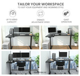 FORTIA STANDING DESK ELECTRIC DUAL MOTOR ADJUSTABLE SIT