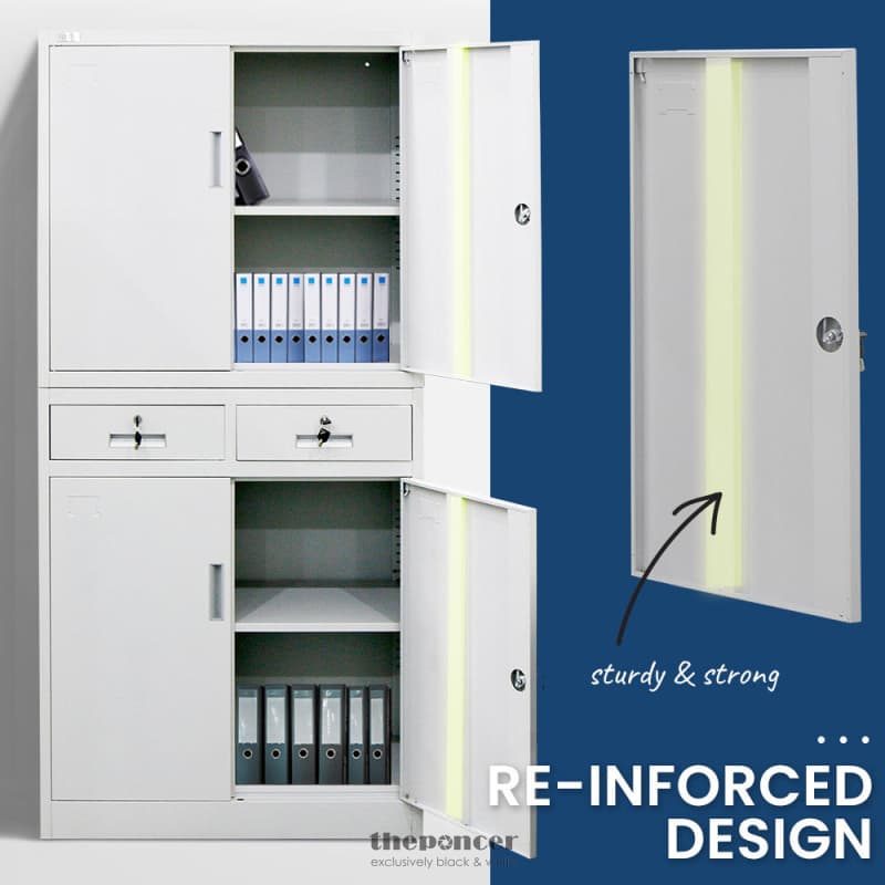 FORTIA STATIONERY CABINET OFFICE HOME STORAGE METAL