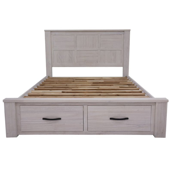 FOXGLOVE BED FRAME QUEEN SIZE TIMBER MATTRESS BASE