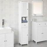 FREESTANDING TALL BATHROOM CABINET 170X32X30 CM