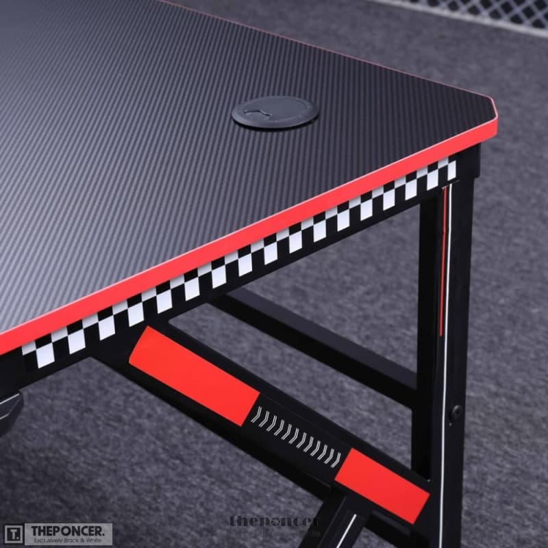 GAMING DESK DESKTOP PC COMPUTER DESKS RACING TABLE OFFICE