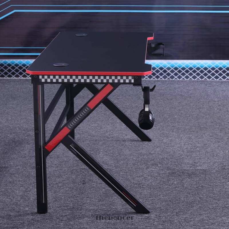 GAMING DESK DESKTOP PC COMPUTER DESKS RACING TABLE OFFICE