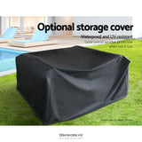 GARDEON 12PC SOFA SET WITH STORAGE COVER OUTDOOR FURNITURE