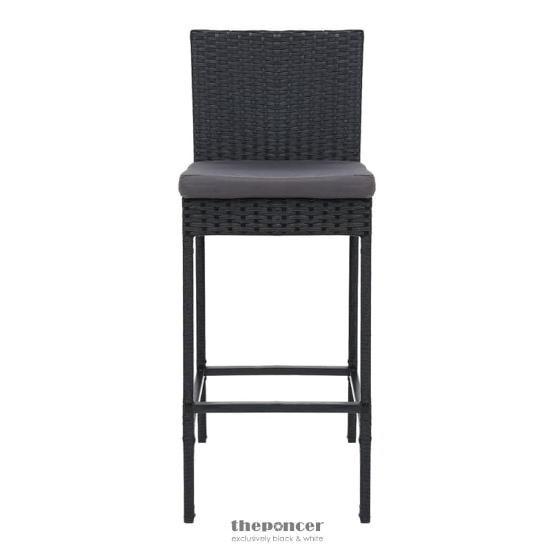 GARDEON 2-PIECE OUTDOOR BAR STOOLS DINING CHAIR BAR STOOLS