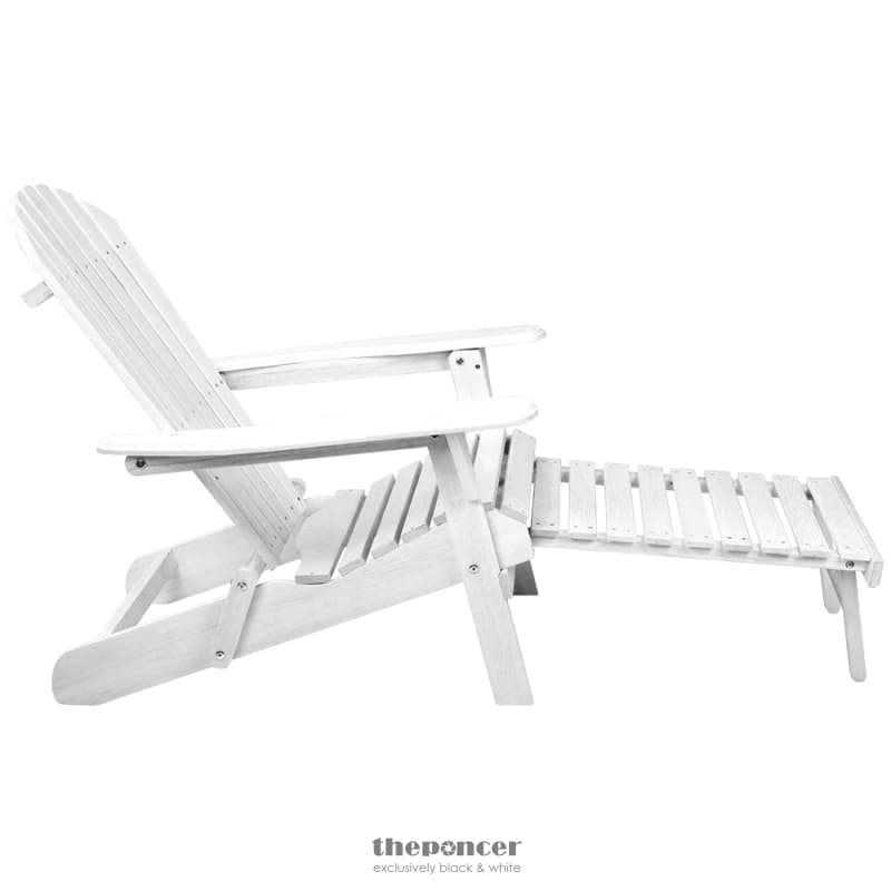 GARDEON 2PC ADIRONDACK OUTDOOR CHAIRS WOOD FOLDABLE SUN