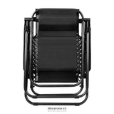 GARDEON 2PC ZERO GRAVITY CHAIR FOLDING OUTDOOR RECLINER