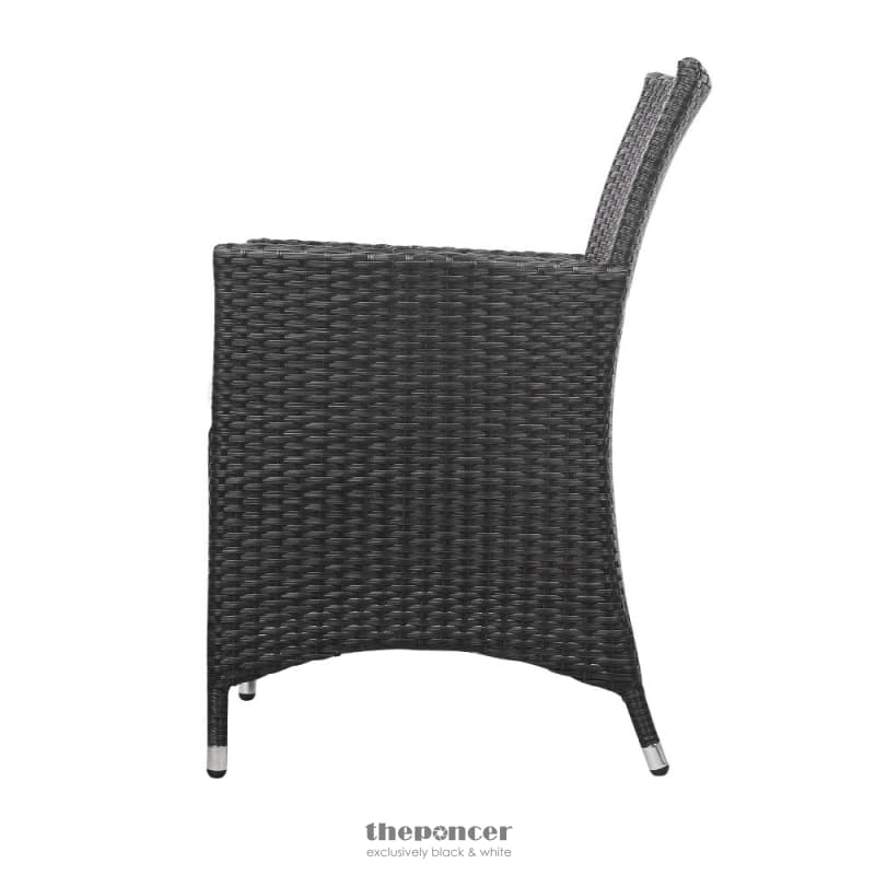 GARDEON 3PC OUTDOOR BISTRO SET PATIO FURNITURE WICKER