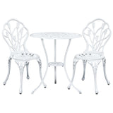 GARDEON 3PC OUTDOOR SETTING BISTRO SET CHAIRS TABLE CAST