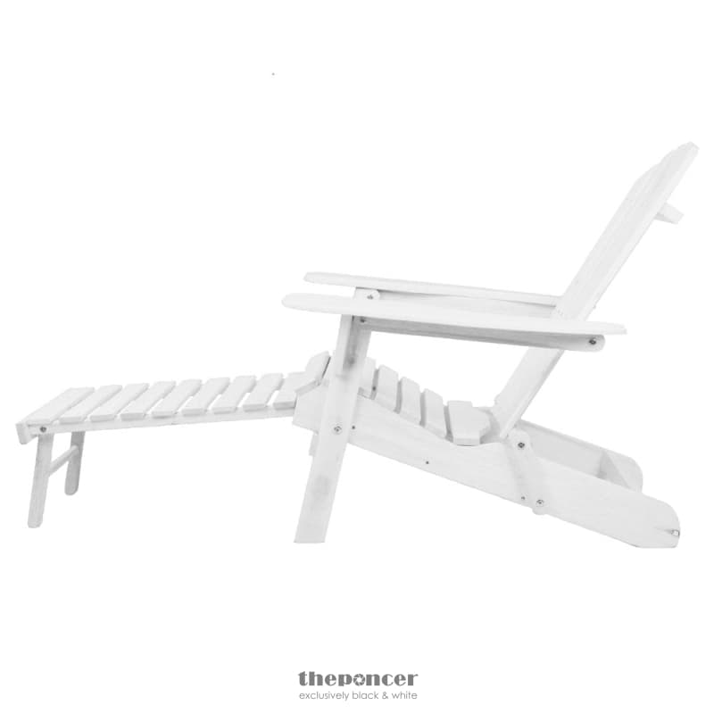 GARDEON ADIRONDACK OUTDOOR CHAIRS WOODEN FOLDABLE SUN