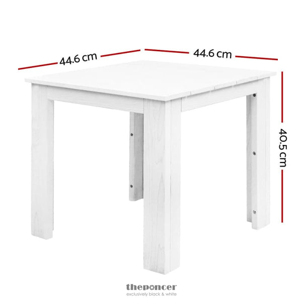 GARDEON COFFEE SIDE TABLE WOODEN DESK OUTDOOR FURNITURE