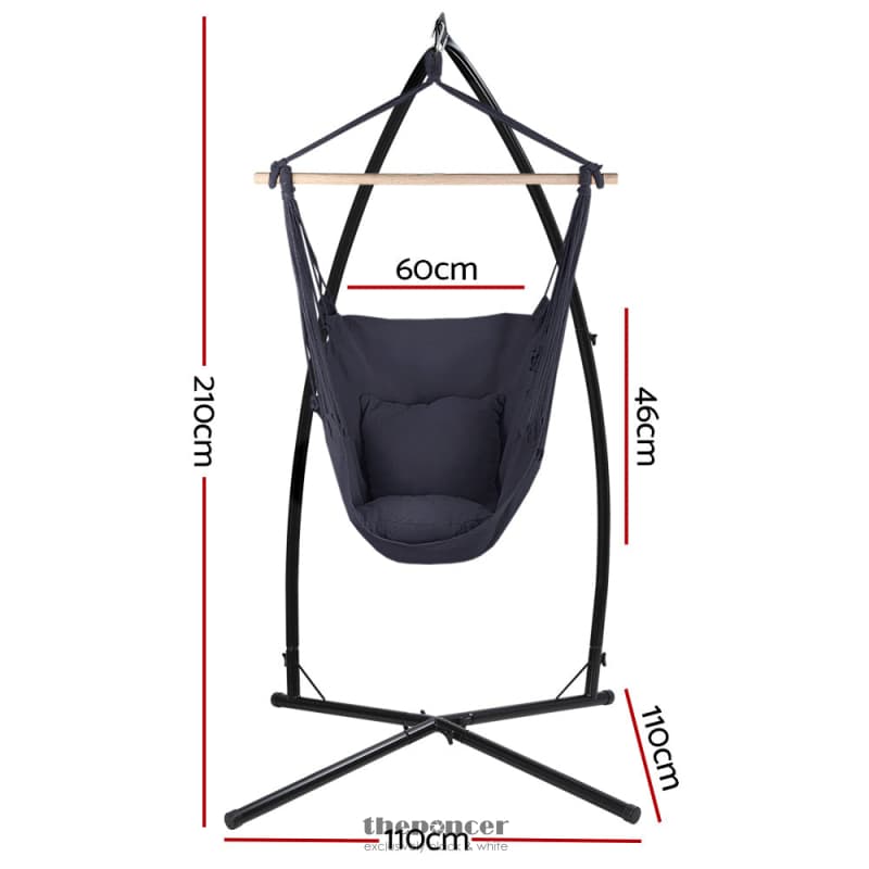 GARDEON HAMMOCK CHAIR OUTDOOR CAMPING HANGING WITH STEEL