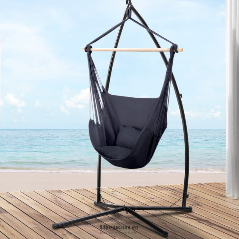 GARDEON HAMMOCK CHAIR OUTDOOR CAMPING HANGING WITH STEEL