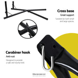 GARDEON HAMMOCK CHAIR WITH STEEL STAND ARMREST OUTDOOR