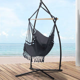 GARDEON HAMMOCK CHAIR WITH STEEL STAND HANGING OUTDOOR