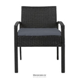 GARDEON OUTDOOR DINING CHAIRS PATIO FURNITURE RATTAN CHAIR