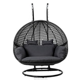 GARDEON OUTDOOR EGG SWING CHAIR HANGING POD CHAIR WICKER