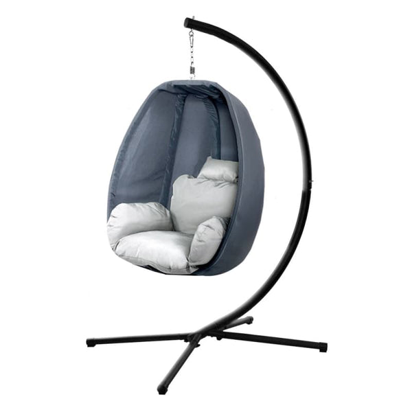 GARDEON OUTDOOR EGG SWING CHAIR PATIO FURNITURE POD STAND