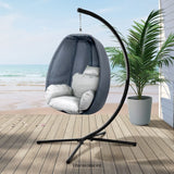 GARDEON OUTDOOR EGG SWING CHAIR PATIO FURNITURE POD STAND