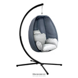 GARDEON OUTDOOR EGG SWING CHAIR PATIO FURNITURE POD STAND