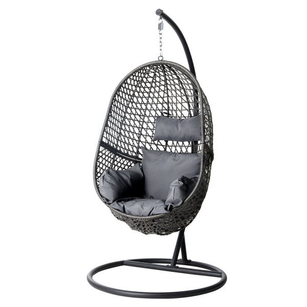 GARDEON OUTDOOR EGG SWING CHAIR WICKER RATTAN FURNITURE POD