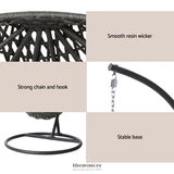 GARDEON OUTDOOR EGG SWING CHAIR WICKER RATTAN FURNITURE POD