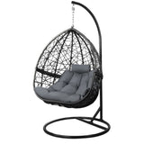 GARDEON OUTDOOR EGG SWING CHAIR WICKER RATTAN FURNITURE POD
