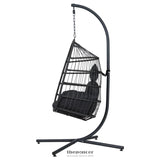 GARDEON OUTDOOR EGG SWING CHAIR WICKER ROPE FURNITURE POD