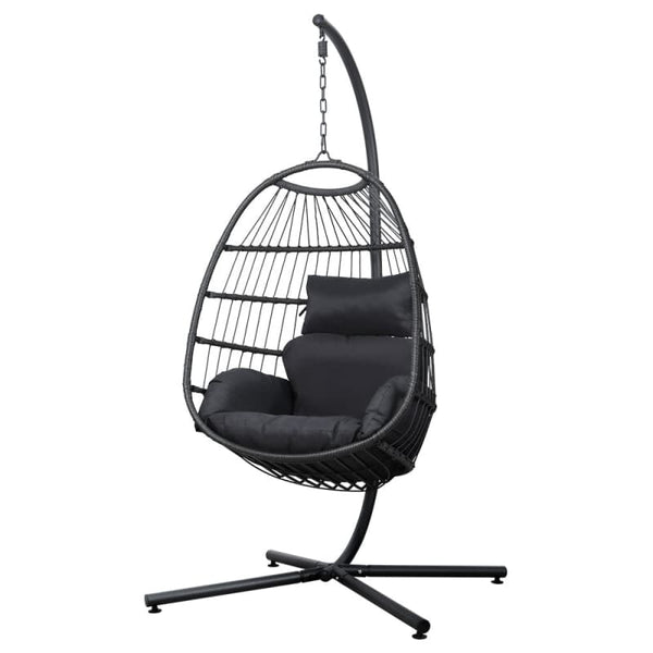 GARDEON OUTDOOR EGG SWING CHAIR WICKER ROPE FURNITURE POD