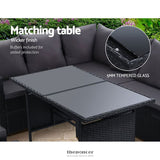 GARDEON OUTDOOR FURNITURE DINING SETTING SOFA SET LOUNGE