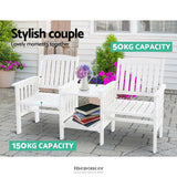 GARDEON OUTDOOR GARDEN BENCH LOVESEAT WOODEN TABLE CHAIRS