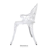 GARDEON OUTDOOR GARDEN BENCH SEAT 100CM CAST ALUMINIUM