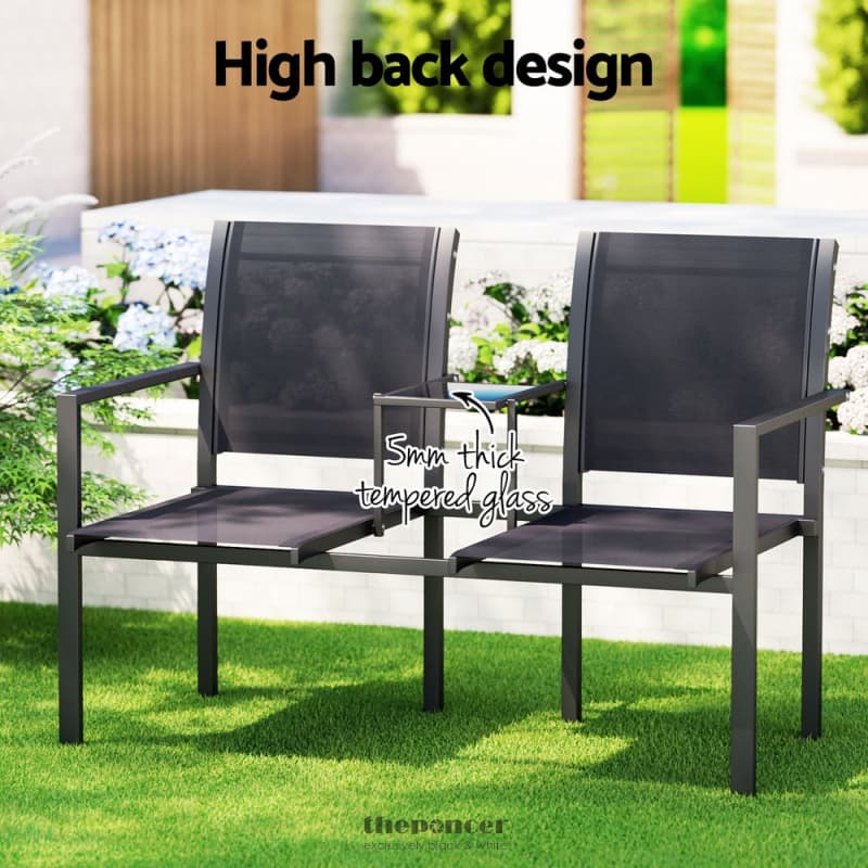 GARDEON OUTDOOR GARDEN BENCH SEAT CHAIR TABLE LOVESEAT