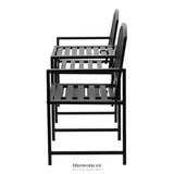 GARDEON OUTDOOR GARDEN BENCH SEAT LOVESEAT STEEL TABLE