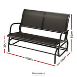 GARDEON OUTDOOR GARDEN BENCH SEAT SWING GLIDER ROCKING 2