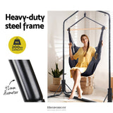 GARDEON OUTDOOR HAMMOCK CHAIR WITH STAND SWING HANGING