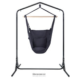 GARDEON OUTDOOR HAMMOCK CHAIR WITH STAND SWING HANGING