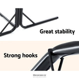 GARDEON OUTDOOR HAMMOCK CHAIR WITH STAND TASSEL HANGING