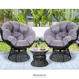 GARDEON OUTDOOR LOUNGE SETTING FURNITURE WICKER PAPASAN