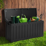 GARDEON OUTDOOR STORAGE BOX 240L CONTAINER LOCKABLE GARDEN