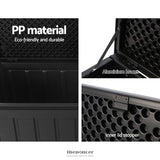 GARDEON OUTDOOR STORAGE BOX 240L CONTAINER LOCKABLE GARDEN
