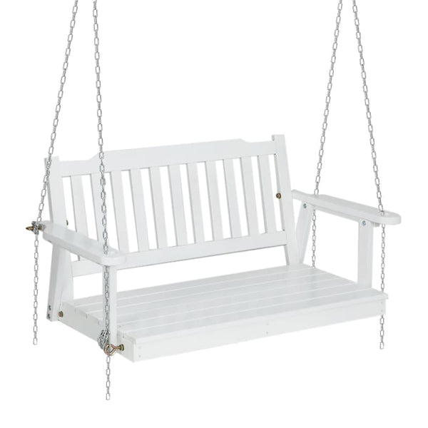 GARDEON PORCH SWING CHAIR WITH CHAIN GARDEN BENCH OUTDOOR