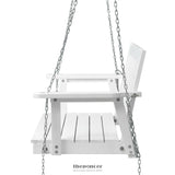 GARDEON PORCH SWING CHAIR WITH CHAIN GARDEN BENCH OUTDOOR