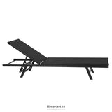 GARDEON SUN LOUNGE OUTDOOR LOUNGER STEEL BEACH CHAIR PATIO