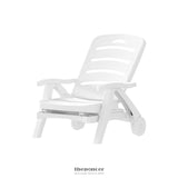 GARDEON SUN LOUNGER FOLDING CHAISE LOUNGE CHAIR WHEELS