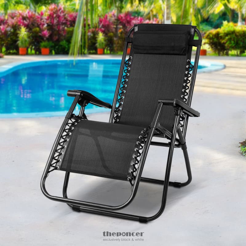 GARDEON ZERO GRAVITY CHAIR FOLDING OUTDOOR RECLINER